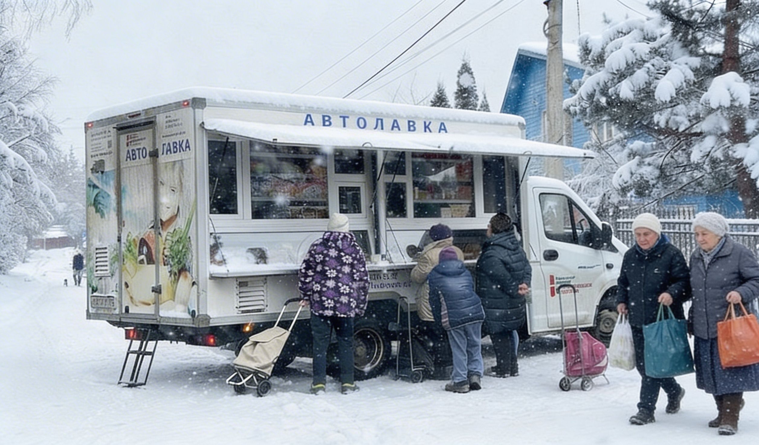 Желающих развозить продовольствие по деревням на нашлось