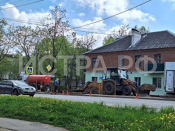 Участок теплотрассы меняют на Советской улице в Истре