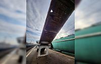 С лестницы на платформу Манихино можно упасть с 8-метровой высоты