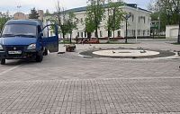 Фонтан в сквере у МФЦ снова не работает