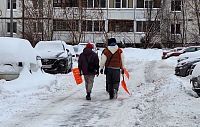 На уборку снега вышли добровольцы
