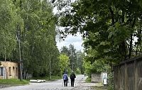 От ДК «Рождествено» до Прогимназии «Снегири» пешеходы идут с риском для жизни