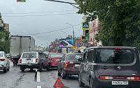 Массовое ДТП парализовало движение в центре Истры